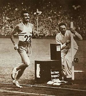 Delfo Cabrera, Final de la Maratón de los Juegos Olímpicos de Londres (07-08-1948)