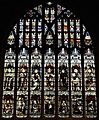 East window in St Oswald's Church, Ashbourne