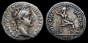 Emperor Tiberius Denarius - Tribute Penny