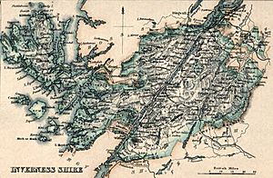 INVERNESS SHIRE map
