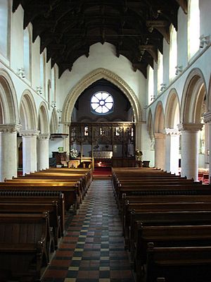Interior, St. Nicholas' Church, Castle Hedingham - geograph.org.uk - 562800.jpg