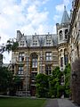 Interior North-East Corner of Waterhouse Building, Tree Court, Gonville & Caius (full)