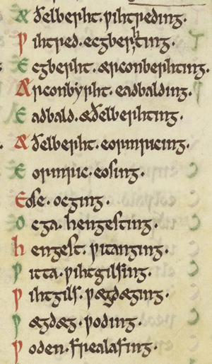 Kentish tally (Textus Roffensis)