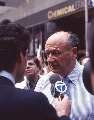 New York mayor Ed Koch