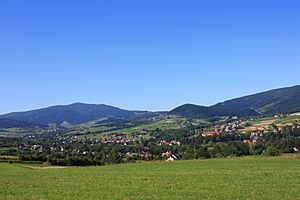 Panorama of Słopnice
