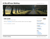 Screenshot-A WordPress Weblog with TwentyTen in Epiphany