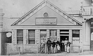 StateLibQld 1 68883 Gympie branch of the Australian Joint Stock Bank, ca. 1871