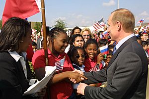 Vladimir Putin in the United States 13-16 November 2001-22