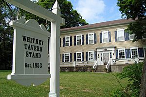 Whitney Tavern Stand - Front with sign