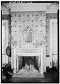 Candace Allen House, 1958 FIREPLACE IN NORTHEAST PARLOR