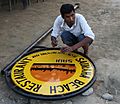 Chitwan-Sauraha Beach-06-neues Schild-2013-gje