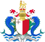 Coat of arms of the Governor-General of Malta (1964–1974)