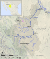 Conchos basin map