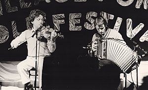 Frankie Gavin and Martin O'Connor, Trowbridge Folk Festival 1985