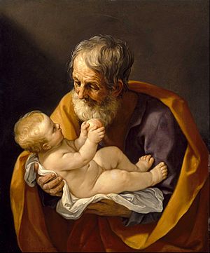 Guido Reni - Saint Joseph and the Christ Child - Google Art Project