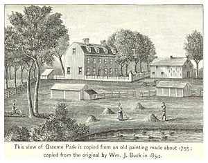 HOTCHKIN(1892) p264 Graeme Park (copied, 1854)