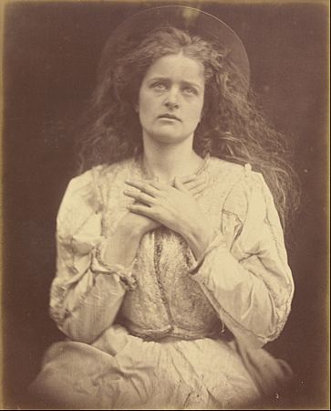 Julia Margaret Cameron - "The blessed Music went that way my soul w... - Google Art Project