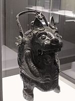 La Tigresse, bronze vessel to preserve drink. Hunan, 11th BC. Cernuschi museum