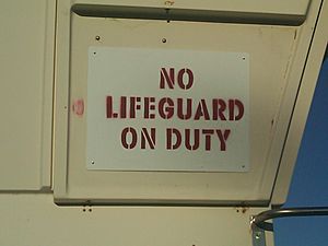 Lifeguard warnings