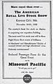 MOPAC Livestock show 1922