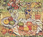 Maurice Prendergast (1858-1924) - Still Life w Apples (1913-1915)
