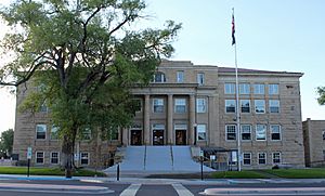 The Montrose County Courthouse in Montrose.