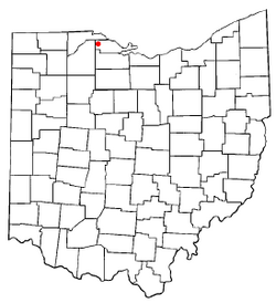 Location of Clay Center, Ohio