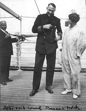 Passenger on a banana boat May 1926 Barbados to Avonmouth,England