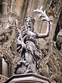 Personnage sculpté grand orgue cathédrale de Rouen