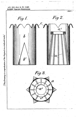 Portable Stove and Fire Lighter--UK patent 191017067A