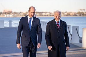 President Biden met with Prince William in Boston - 2022