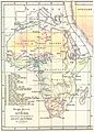 Routes of European explorers in Africa, to 1853