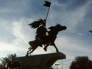 San-martin statue-equestre