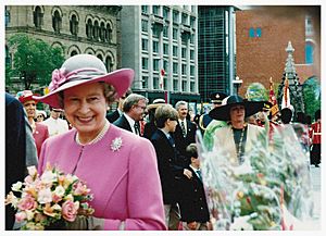 The Queen in Ottawa 1992