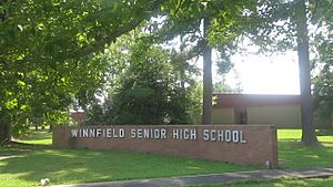 Winnfield Senior High School in Winnfield, LA MVI 2706