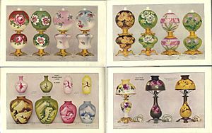 1904 Fostoria Glass Company Catalog lamps vases