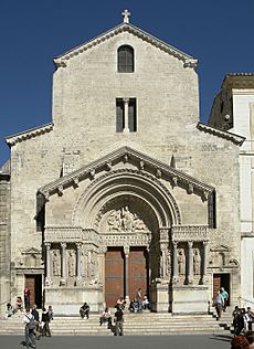 Arles kirche st trophime fassade