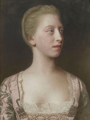 Augusta Frederika 1754 by Liotard