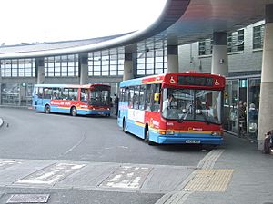 Buses in Park Lane Interchange - geograph.org.uk - 1748466