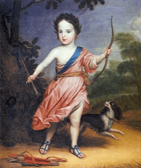 Honthorst, Gerard van - Willem III op driejarige leeftijd in Romeins kostuum - 1654