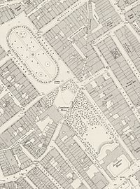 Lansdowne House, Devonshire House and Berkeley Square Map, 1895