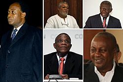 Presidents of Ghana and of the 4th Republic of Ghana