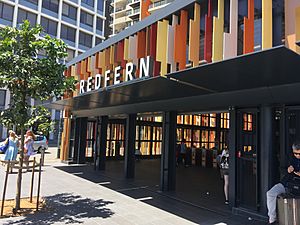 Redfern Station New Gibbons Street Entrance December 2018-3