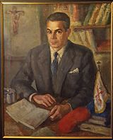 Retrato D. Jose Luis Zamanillo Gonzalez-Camino por D. Sansegundo Castaneda (1949)