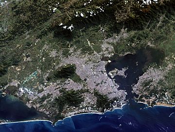 Rio de Janeiro, satellite image, LandSat-5, 2011-05-09 (cropped)