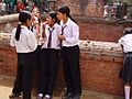 School girls in Bhaktapur