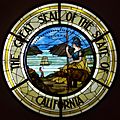 Seal of California, 1908, Stained Glass, California State Capitol, Sacramento
