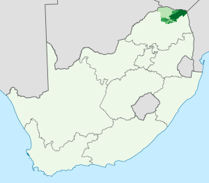 South Africa Venda speakers proportion map.svg