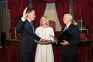 Swearing in of Mitt Romney