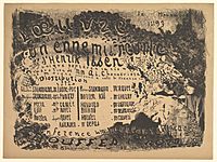 Édouard Vuillard, An Enemy of the People, Program for Théâtre de l'Oeuvre, November 1893